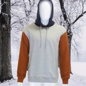 NWT Adult Colorblock Regular Fit Hooded Sweatshirt - Original Use - M [109/111]